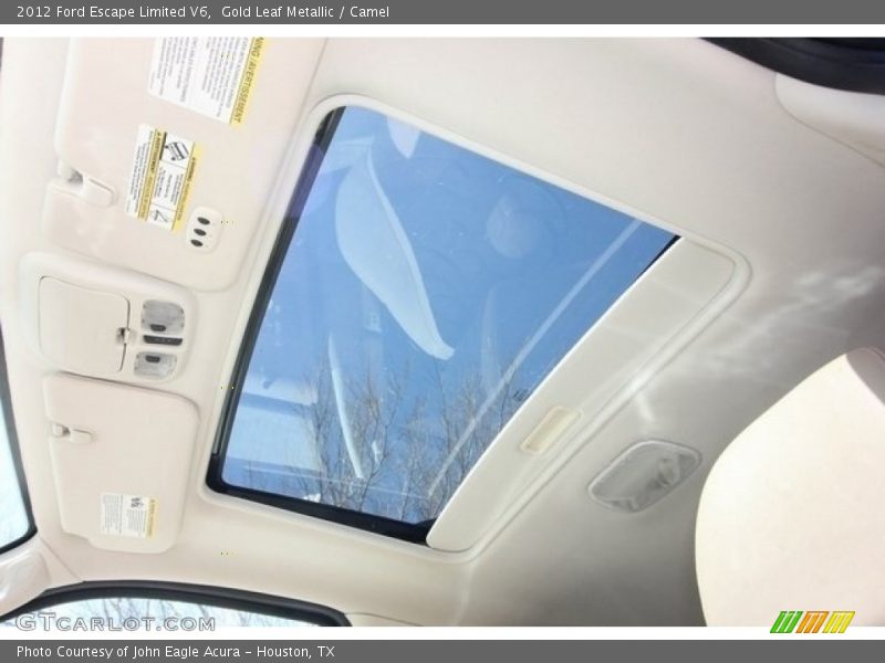 Gold Leaf Metallic / Camel 2012 Ford Escape Limited V6