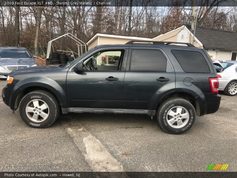 Sterling Grey Metallic / Charcoal 2009 Ford Escape XLT 4WD