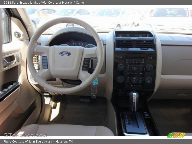 Gold Leaf Metallic / Camel 2012 Ford Escape Limited V6