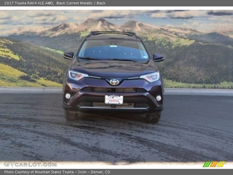 Black Current Metallic / Black 2017 Toyota RAV4 XLE AWD