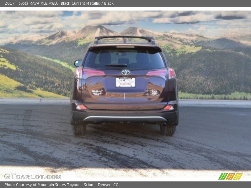 Black Current Metallic / Black 2017 Toyota RAV4 XLE AWD