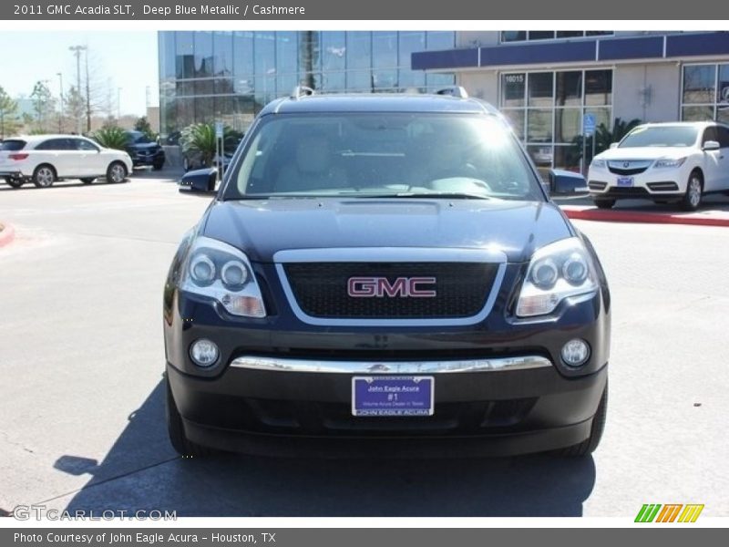 Deep Blue Metallic / Cashmere 2011 GMC Acadia SLT