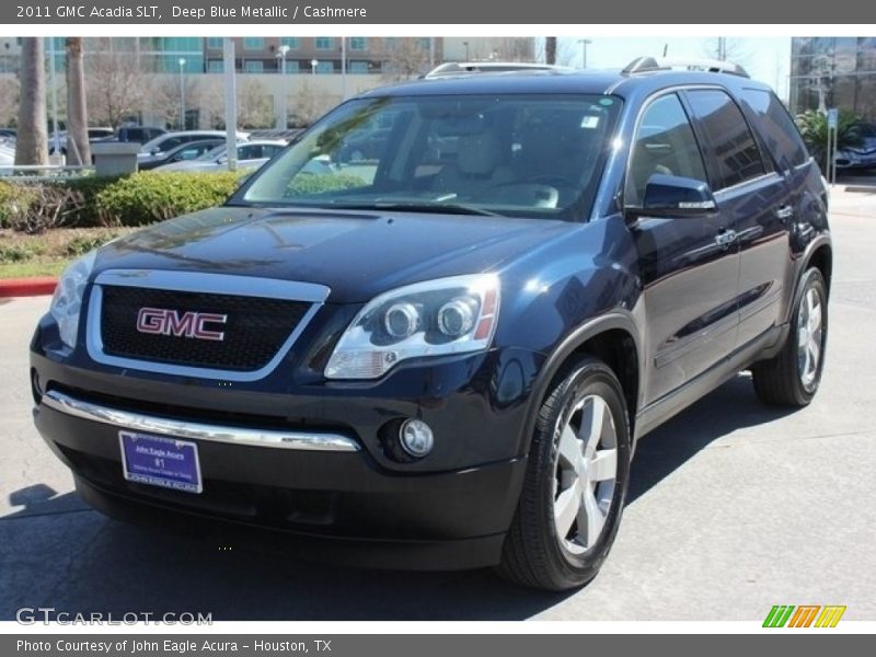 Deep Blue Metallic / Cashmere 2011 GMC Acadia SLT