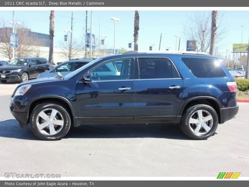 Deep Blue Metallic / Cashmere 2011 GMC Acadia SLT