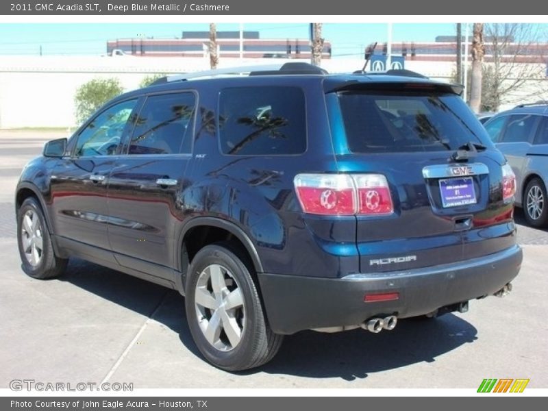 Deep Blue Metallic / Cashmere 2011 GMC Acadia SLT