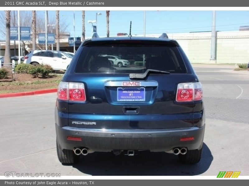 Deep Blue Metallic / Cashmere 2011 GMC Acadia SLT