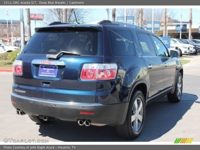 Deep Blue Metallic / Cashmere 2011 GMC Acadia SLT