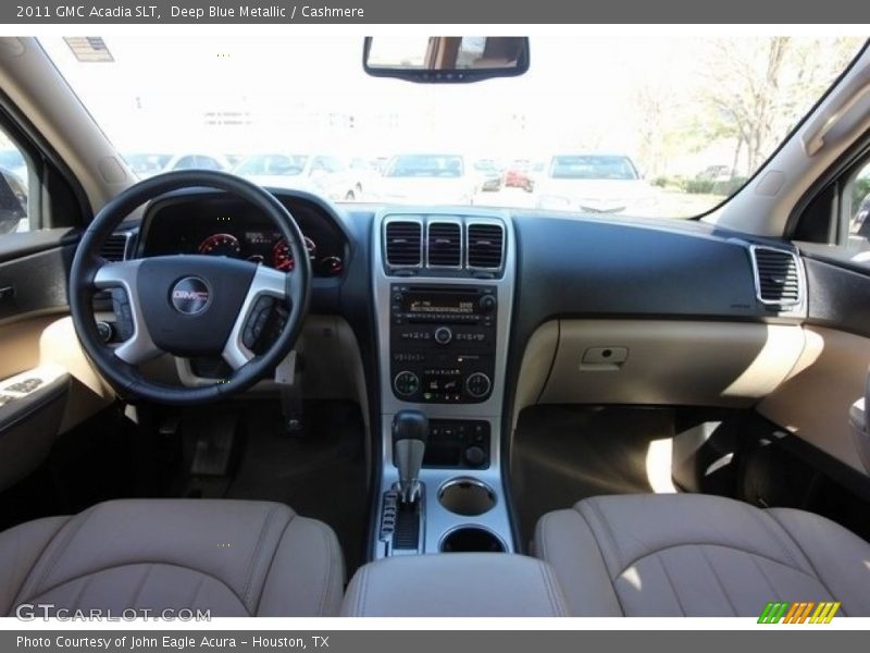 Deep Blue Metallic / Cashmere 2011 GMC Acadia SLT