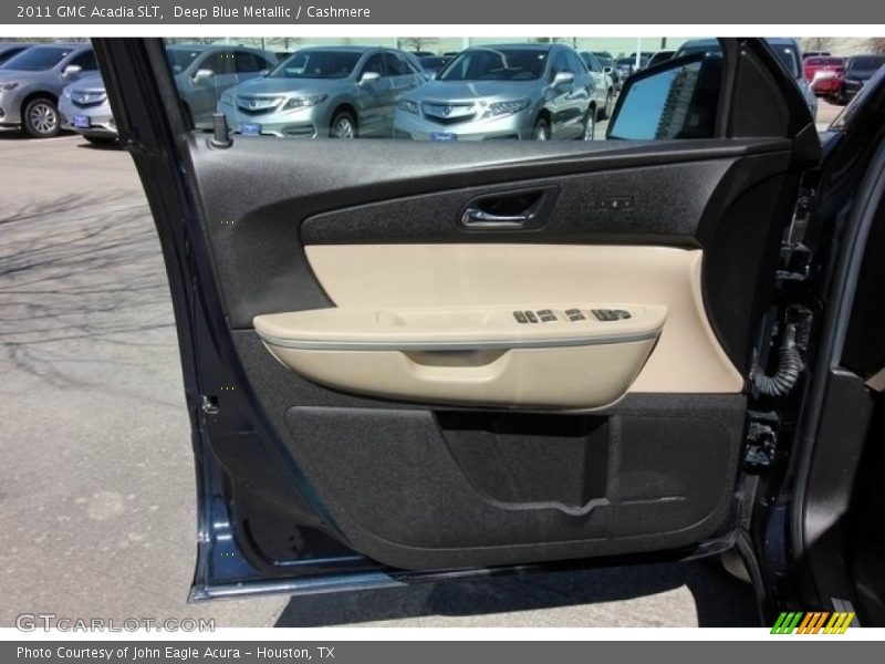 Deep Blue Metallic / Cashmere 2011 GMC Acadia SLT