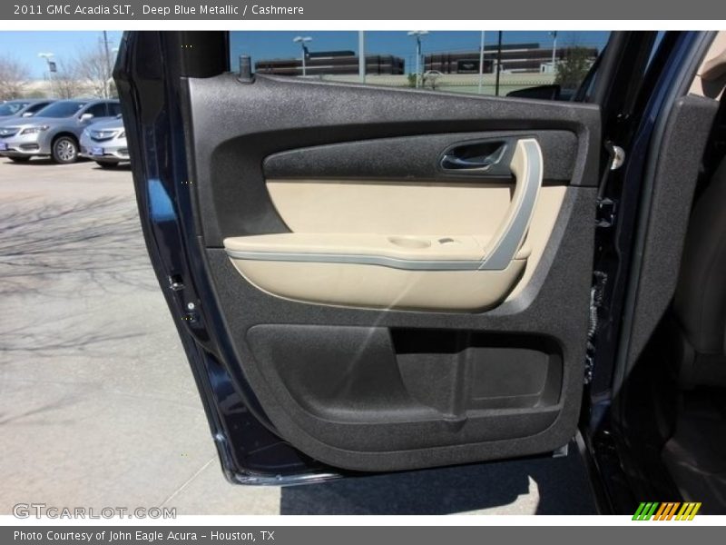 Deep Blue Metallic / Cashmere 2011 GMC Acadia SLT