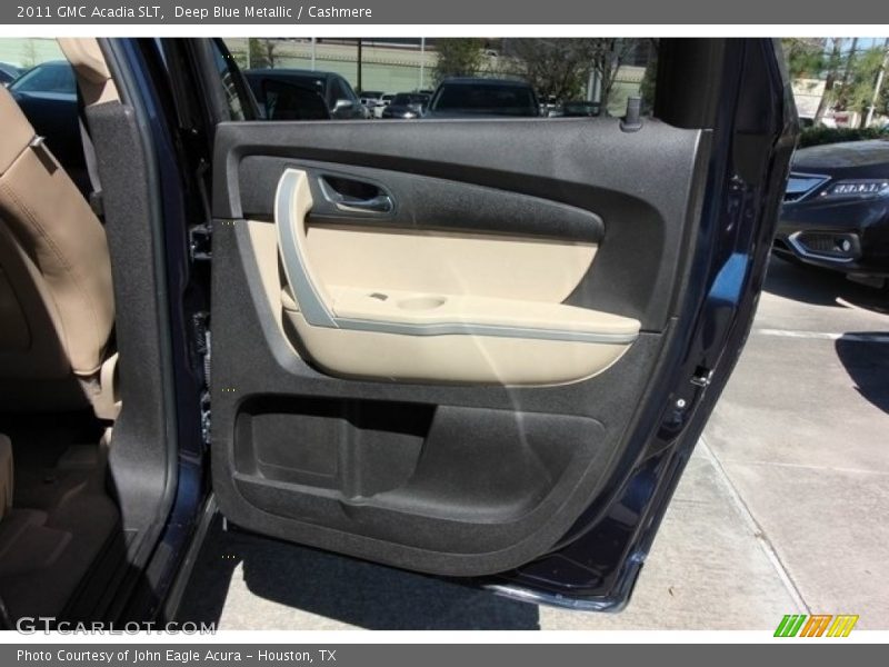 Deep Blue Metallic / Cashmere 2011 GMC Acadia SLT