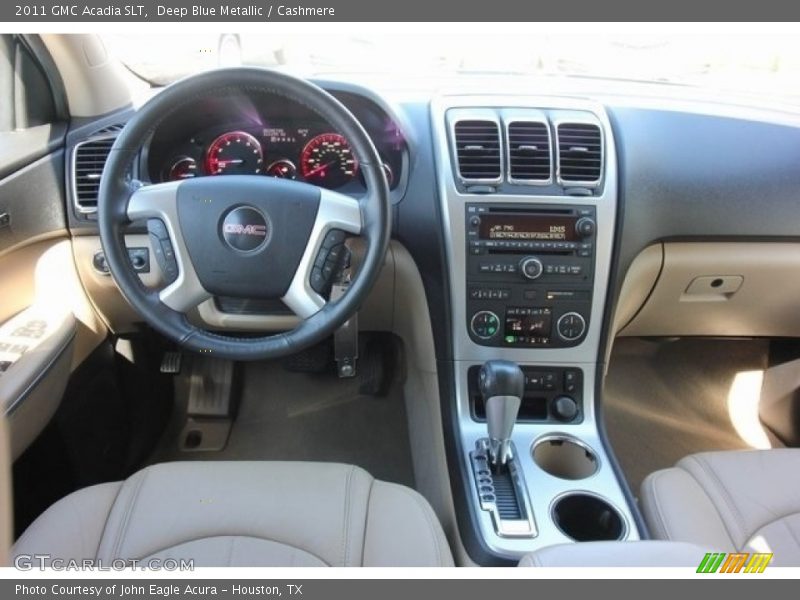 Deep Blue Metallic / Cashmere 2011 GMC Acadia SLT