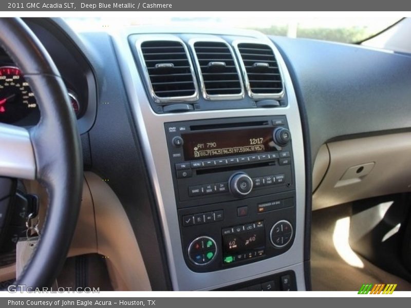 Deep Blue Metallic / Cashmere 2011 GMC Acadia SLT