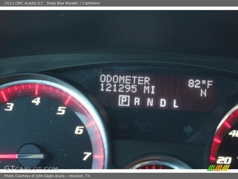 Deep Blue Metallic / Cashmere 2011 GMC Acadia SLT