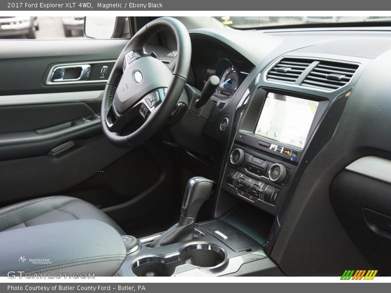 Magnetic / Ebony Black 2017 Ford Explorer XLT 4WD