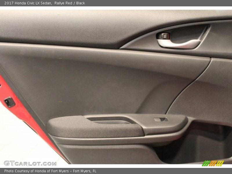 Rallye Red / Black 2017 Honda Civic LX Sedan