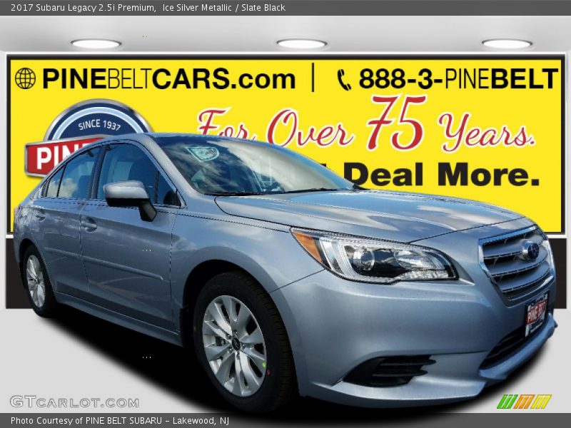 Ice Silver Metallic / Slate Black 2017 Subaru Legacy 2.5i Premium