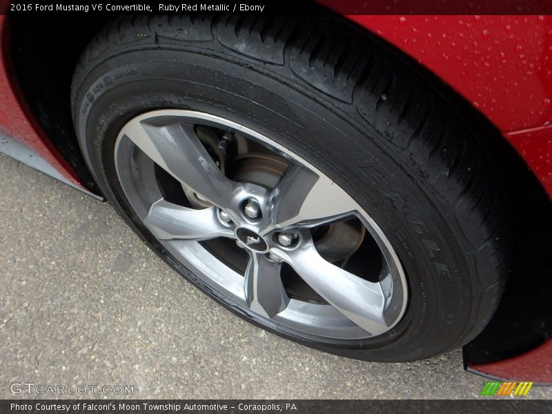 Ruby Red Metallic / Ebony 2016 Ford Mustang V6 Convertible