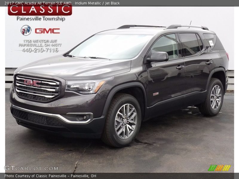 Iridium Metallic / Jet Black 2017 GMC Acadia All Terrain SLE AWD