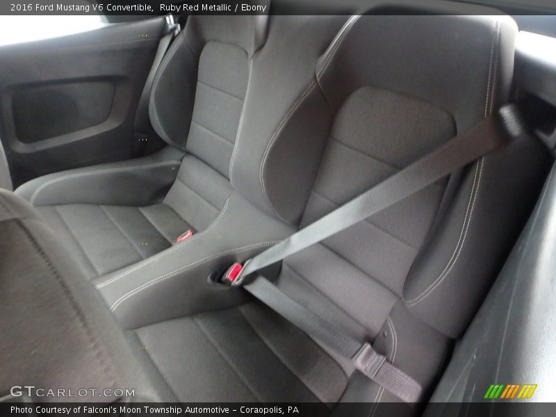 Ruby Red Metallic / Ebony 2016 Ford Mustang V6 Convertible