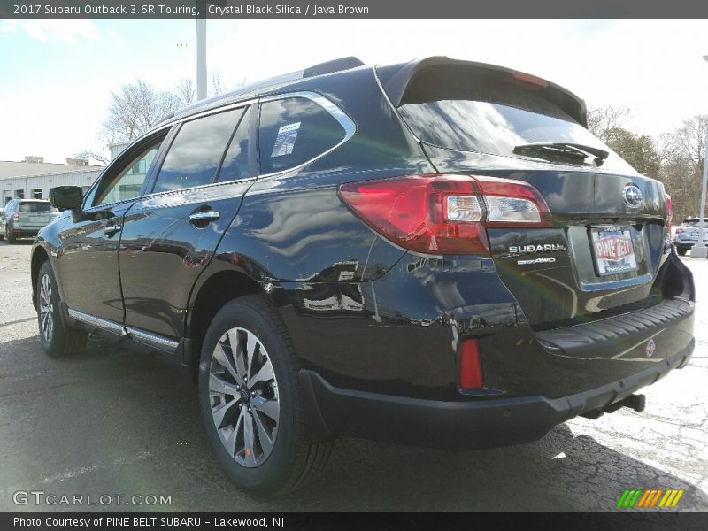 Crystal Black Silica / Java Brown 2017 Subaru Outback 3.6R Touring