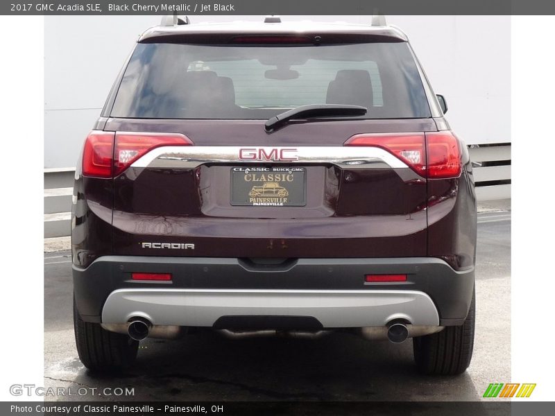 Black Cherry Metallic / Jet Black 2017 GMC Acadia SLE