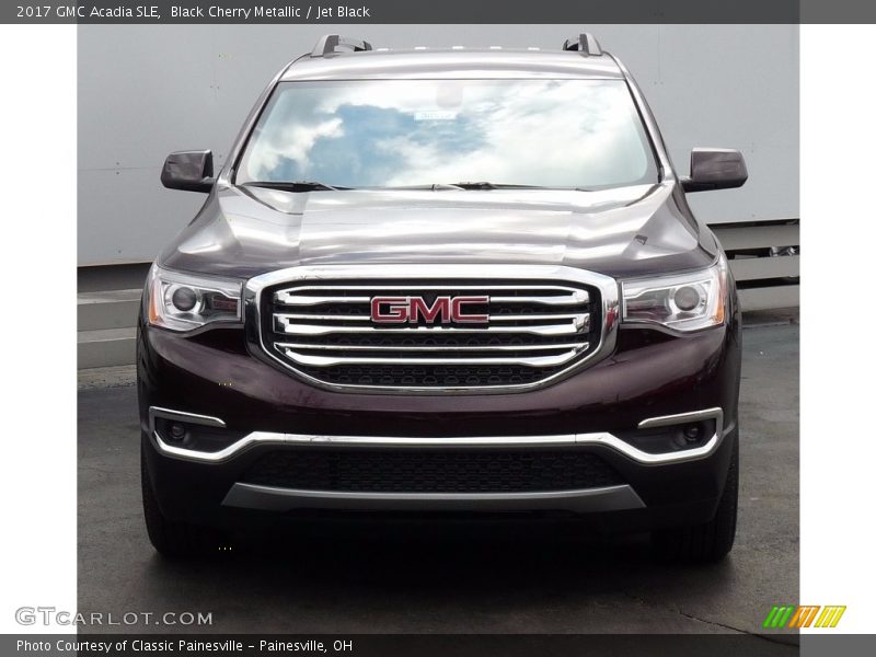 Black Cherry Metallic / Jet Black 2017 GMC Acadia SLE