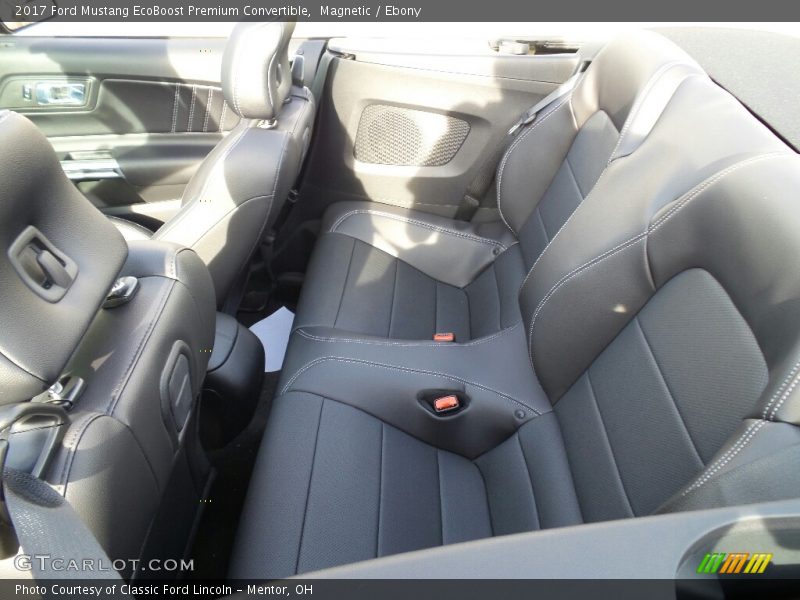 Magnetic / Ebony 2017 Ford Mustang EcoBoost Premium Convertible