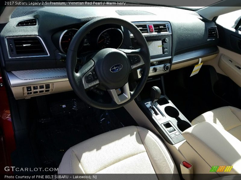 Venetian Red Pearl / Warm Ivory 2017 Subaru Legacy 2.5i Premium