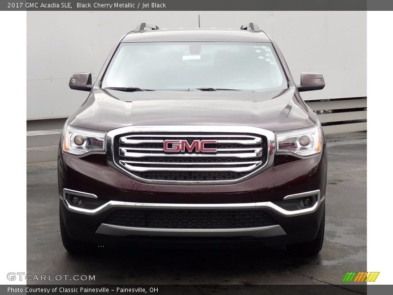 Black Cherry Metallic / Jet Black 2017 GMC Acadia SLE