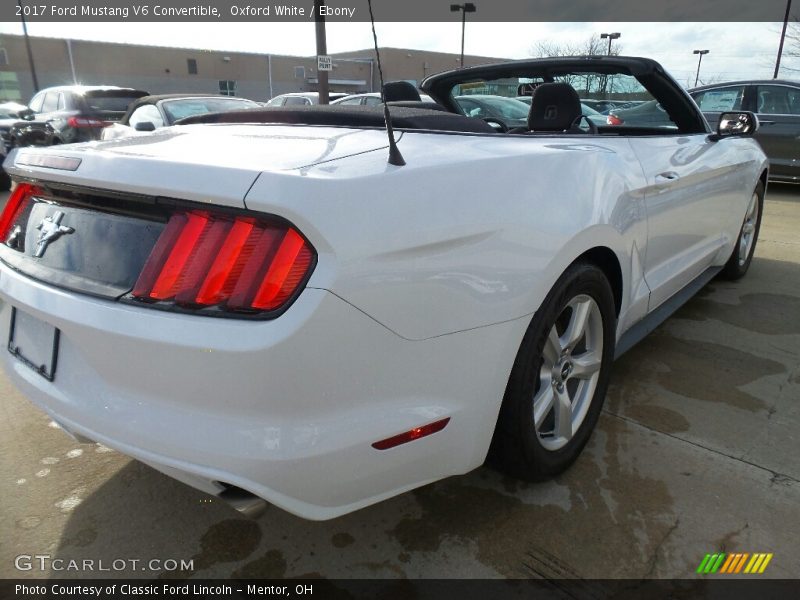 Oxford White / Ebony 2017 Ford Mustang V6 Convertible
