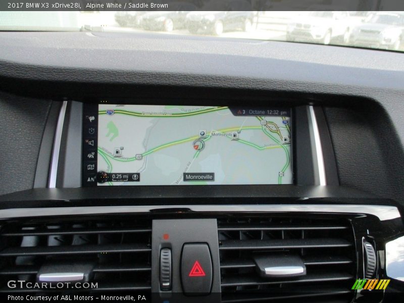 Alpine White / Saddle Brown 2017 BMW X3 xDrive28i