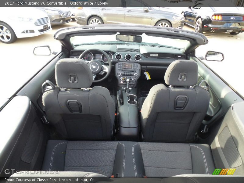 Oxford White / Ebony 2017 Ford Mustang V6 Convertible