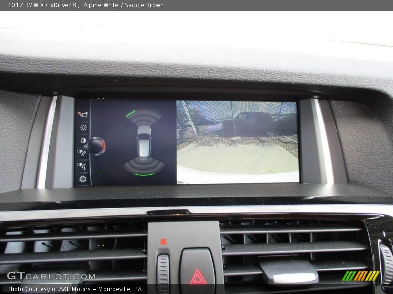 Alpine White / Saddle Brown 2017 BMW X3 xDrive28i