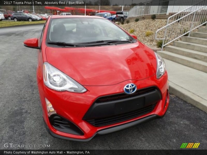 Absolutly Red / Blue/Black 2017 Toyota Prius c Two
