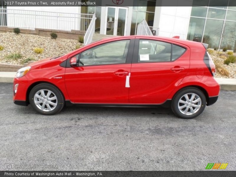  2017 Prius c Two Absolutly Red