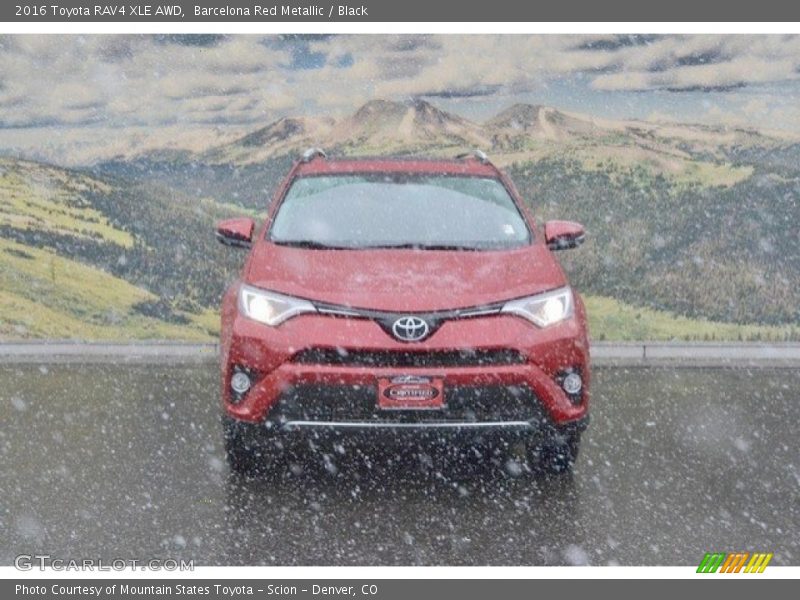 Barcelona Red Metallic / Black 2016 Toyota RAV4 XLE AWD