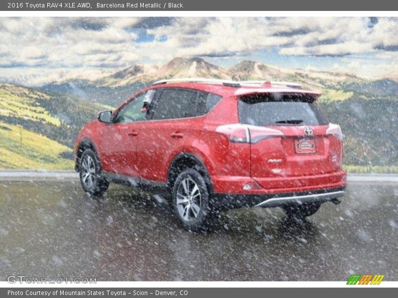 Barcelona Red Metallic / Black 2016 Toyota RAV4 XLE AWD