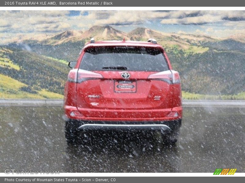 Barcelona Red Metallic / Black 2016 Toyota RAV4 XLE AWD