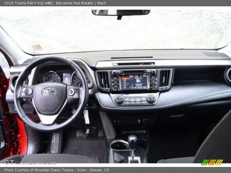 Barcelona Red Metallic / Black 2016 Toyota RAV4 XLE AWD