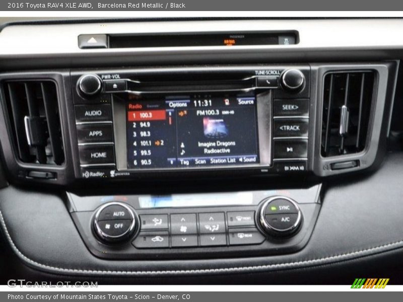 Barcelona Red Metallic / Black 2016 Toyota RAV4 XLE AWD