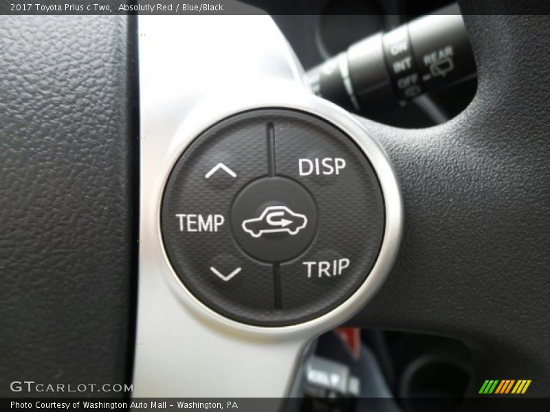 Controls of 2017 Prius c Two