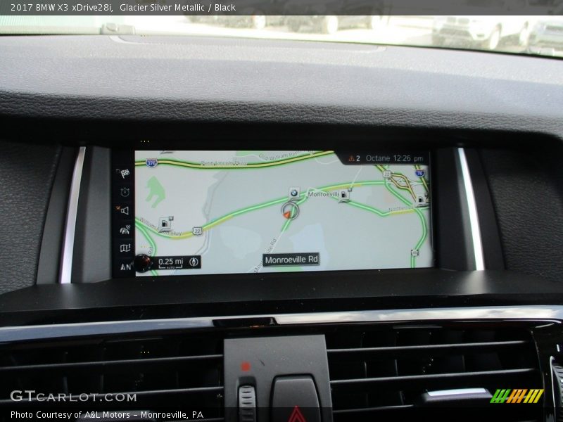 Navigation of 2017 X3 xDrive28i