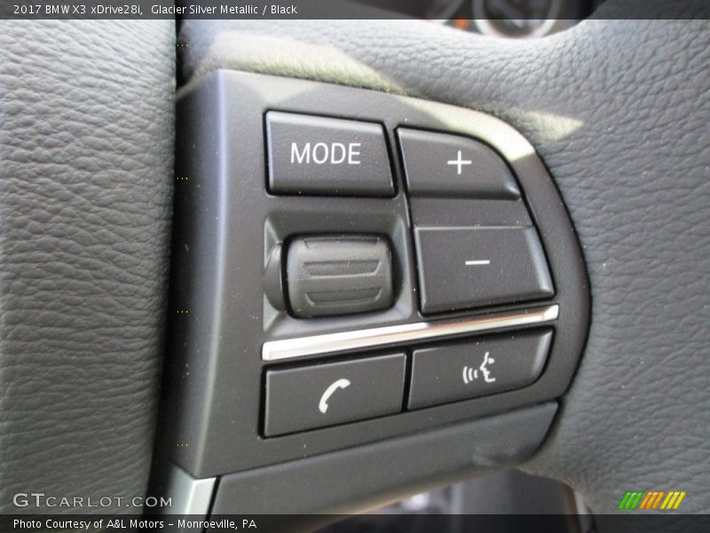 Controls of 2017 X3 xDrive28i