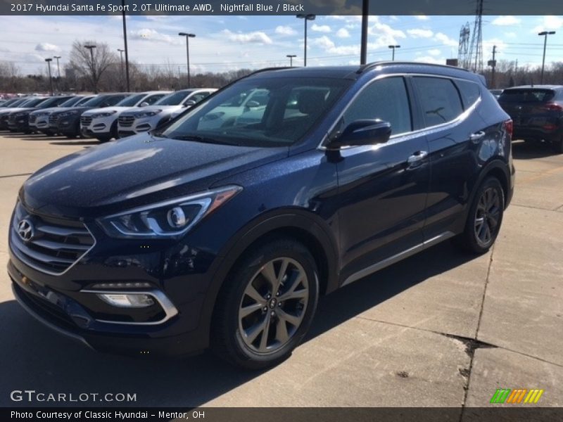 Front 3/4 View of 2017 Santa Fe Sport 2.0T Ulitimate AWD