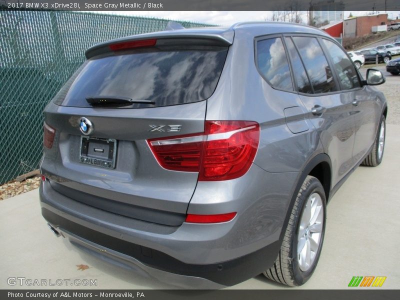 Space Gray Metallic / Black 2017 BMW X3 xDrive28i