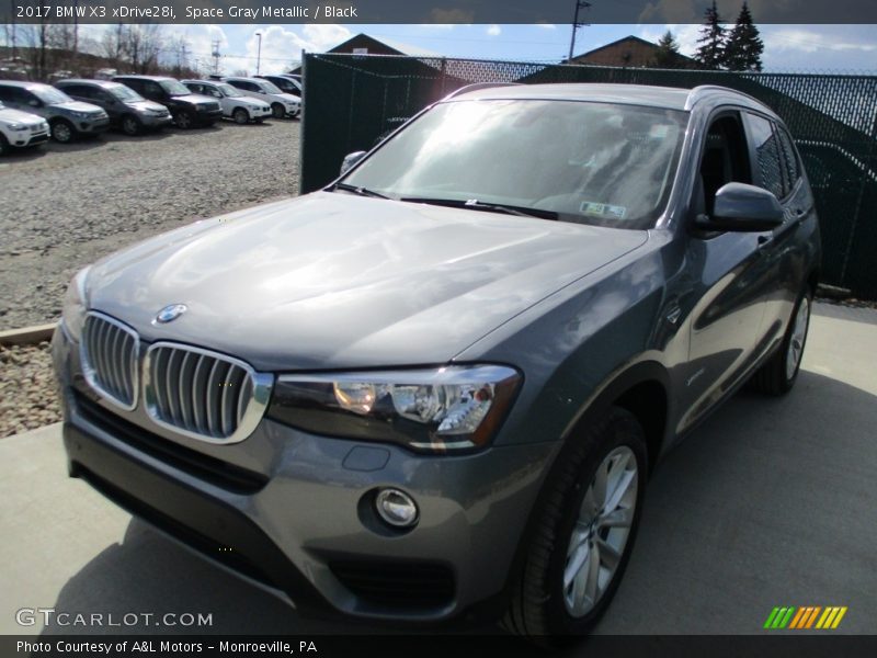 Space Gray Metallic / Black 2017 BMW X3 xDrive28i