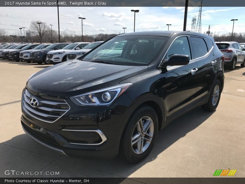 Front 3/4 View of 2017 Santa Fe Sport AWD