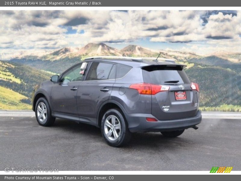 Magnetic Gray Metallic / Black 2015 Toyota RAV4 XLE