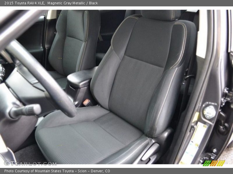 Magnetic Gray Metallic / Black 2015 Toyota RAV4 XLE
